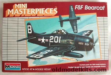 Monogram 1/72 Grumman F8F Bearcat - Mini Masterpieces, 5013 plastic model kit